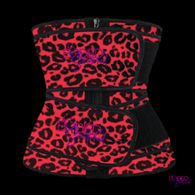 Load image into Gallery viewer, Red Cheetah Waist Trainer
